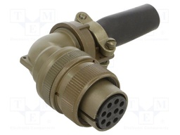 Connector: circular; Series: DS/MS; plug; female; PIN: 10; for cable
