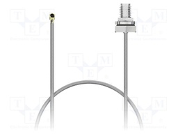 Cable; IPEX MHF,SMA female; grey; -40÷85°C; 0÷6GHz; 200mm; 50Ω