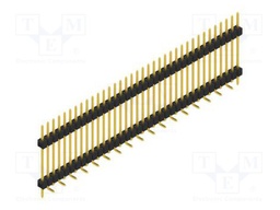 Connector: pin strips; pin header; male; PIN: 36; 2.54mm; SMT; 1x36