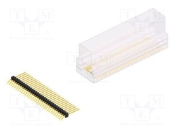 Connector: pin strips; pin header; male; PIN: 32; 1.27mm; SMT; 1x32