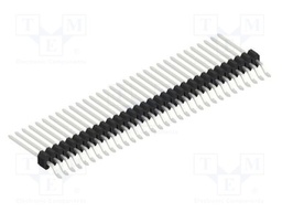Connector: pin strips; pin header; male; PIN: 32; 1.27mm; SMT; 1x32