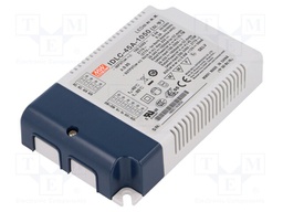 Power supply: switched-mode; LED; 45.15W; 26÷43VDC; 1050mA; IP20