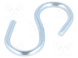 Quick link S type; steel; zinc; Size: 2,5mm