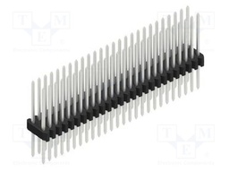 Connector: pin strips; pin header; male; PIN: 52; 1.27mm; THT; 2x26