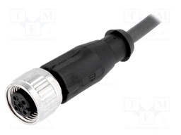 Plug; M12; PIN: 3; female; A code-DeviceNet / CANopen; 0.5m; cables