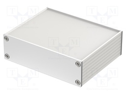 Enclosure: with panel; Filotec; X: 105mm; Y: 80mm; Z: 32mm; aluminium