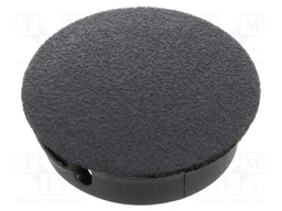 Accessories: stopper; H: 6.4mm; push-in,snap-fastener; black