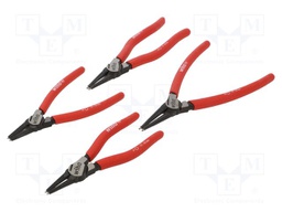 Kit: pliers; for circlip; 4pcs.