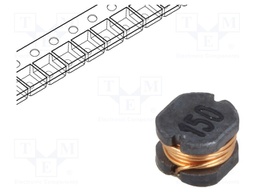 Inductor: wire; SMD; 15uH; 235mΩ; -40÷125°C; ±20%; 850mA