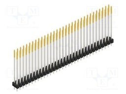 Connector: pin strips; pin header; male; PIN: 64; 2.54mm; THT; 2x32