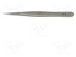 Tweezers; 120mm; for precision works; Type of tweezers: straight