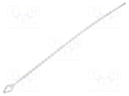 Cable tie; coral,multi use; L: 180mm; polyamide; natural; UL94V-2