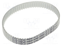 Timing belt; T2.5; W: 8mm; H: 1.3mm; Lw: 180mm; Tooth height: 0.7mm