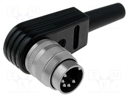 Connector: M16; male; for cable; IP40; plug; soldering; 100V; PIN: 5