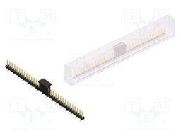 Connector: pin strips; pin header; male; PIN: 32; 2.54mm; SMT; 1x32