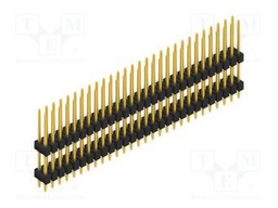 Connector: pin strips; pin header; male; PIN: 56; 2.54mm; THT; 2x28