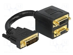Splitter; single link; 0.1m; black; black