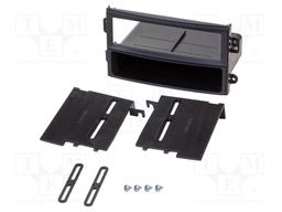 Radio frame; Nissan; 1 DIN; black