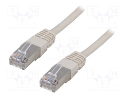 Patch cord; F/UTP; 5e; stranded; Cu; PVC; grey; 30m; 26AWG