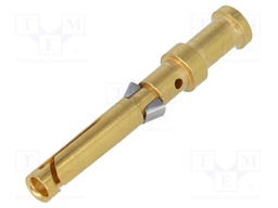 Contact; female; 0.75mm2; Han D; nickel plated,gold-plated; 10A