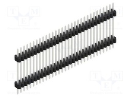 Connector: pin strips; pin header; male; PIN: 31; 1.27mm; THT; 1x31