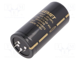 Capacitor: electrolytic; 2.7mF; 450VDC; ESR: 53mΩ; SNAP-IN; ±20%