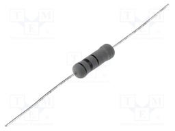 Resistor: wire-wound; THT; 75Ω; 3W; ±5%; Ø5.5x16mm; 300ppm/°C; axial