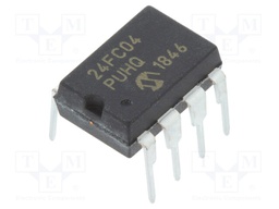 EEPROM memory; I2C; 256x8bit x2; 1.7÷5.5V; 1MHz; DIP8; serial