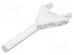 Fibre for LED; round; Ø: 3mm; for 3 LED's,with PCB mounting