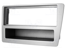 Radio mounting frame; Honda; 1 DIN; silver