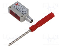 Sensor: photoelectric; Features: sensitivity adjustable