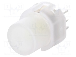 Switch: keypad; Pos: 2; SPST-NO; 0.01A/35VDC; colourless; white