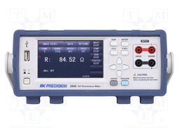 Meter: resistance; TFT 4,3" (480x272) 4,5 digit; Resol: 1uΩ