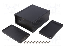 Enclosure: with panel; 1457; X: 104mm; Y: 120mm; Z: 55mm; aluminium