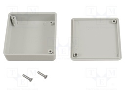 Enclosure: multipurpose; X: 60mm; Y: 60mm; Z: 20mm; 1551 MINI; ABS