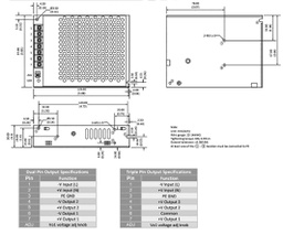 Power supply: switched-mode; 71W; 85÷264VAC; Usup: 120÷373VDC