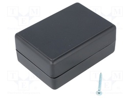 Enclosure: multipurpose; X: 59mm; Y: 84mm; Z: 37mm; polystyrene