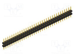 Connector: pin strips; pin header; male; PIN: 34; 2mm; THT; 1x34