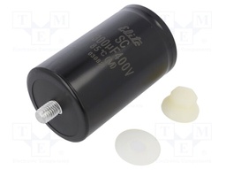 Capacitor: electrolytic; 3300uF; 400VDC; ±-20%; M5; 2000h; -25÷85°C
