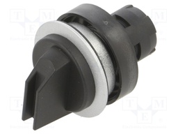 Switch: rotary; 22mm; Stabl.pos: 2; IP65; Pos: 2; Cutout: Ø22.3mm