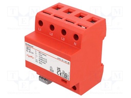 Surge arrestor; Type 1+2; In 8/20us: 12.5kA; -40÷80°C; IP20