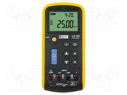 Meter: calibrator; voltage,current; VDC: 0÷100mV,10V; I DC: 0÷24mA