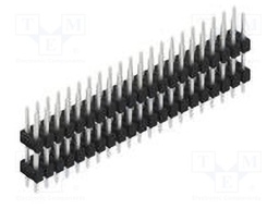 Connector: pin strips; pin header; male; PIN: 42; 2.54mm; THT; 2x21