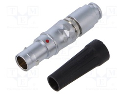 Connector: circular; plug; 0B; male; PIN: 5; for strain relief; 6.5A