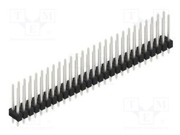 Connector: pin strips; pin header; male; PIN: 54; 2.54mm; THT; 2x27