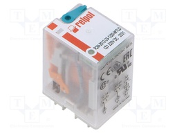 Relay: electromagnetic; DPDT; Ucoil: 220VDC; Icontacts max: 12A