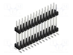Connector: pin strips; pin header; male; PIN: 28; 2.54mm; SMT; 2x14