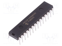 PIC microcontroller; Memory: 128kB; SRAM: 8192B; 2÷3.6VDC; THT
