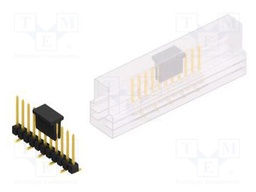 Connector: pin strips; pin header; male; PIN: 11; 2.54mm; SMT; 1x11