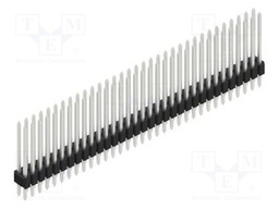 Connector: pin strips; pin header; male; PIN: 66; 1.27mm; THT; 2x33